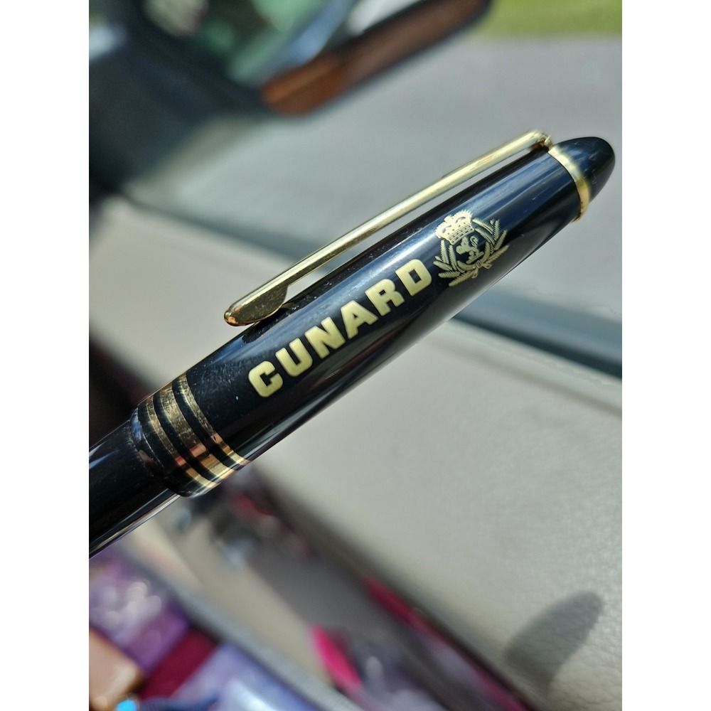 Cunard Lines Advertising Ink Pen Vintage 2004 QM2 - Picture 1 of 5
